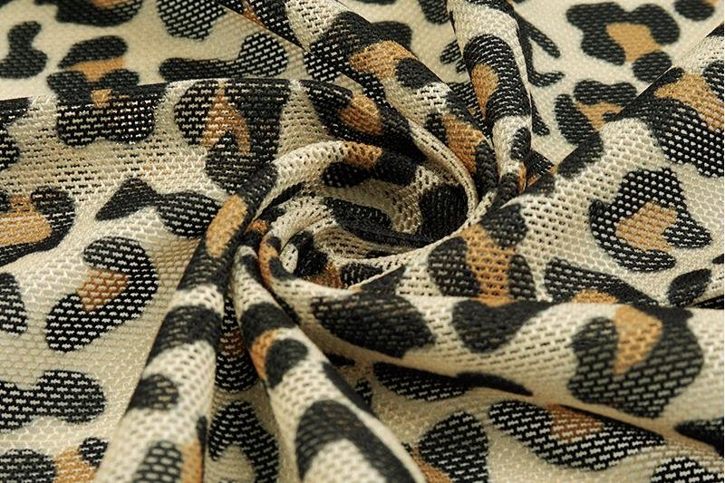 Leopard print fabric​