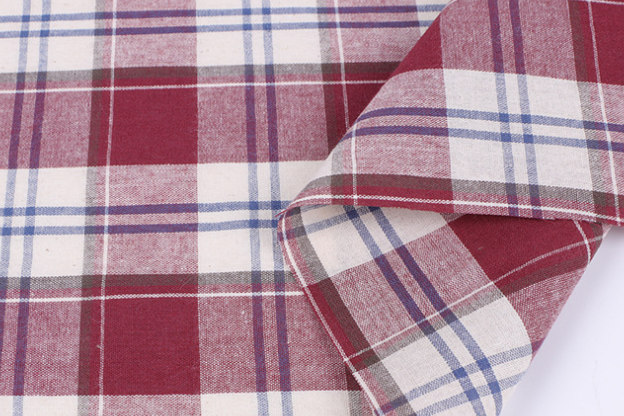 Plaid print fabric​