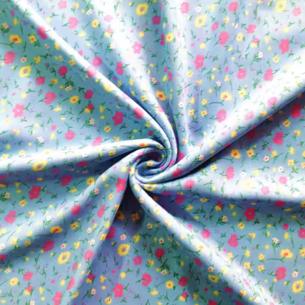 100% Rayon Viscose Eco-Friendly Printed Challis Woven Fabric for Dress - Image 3