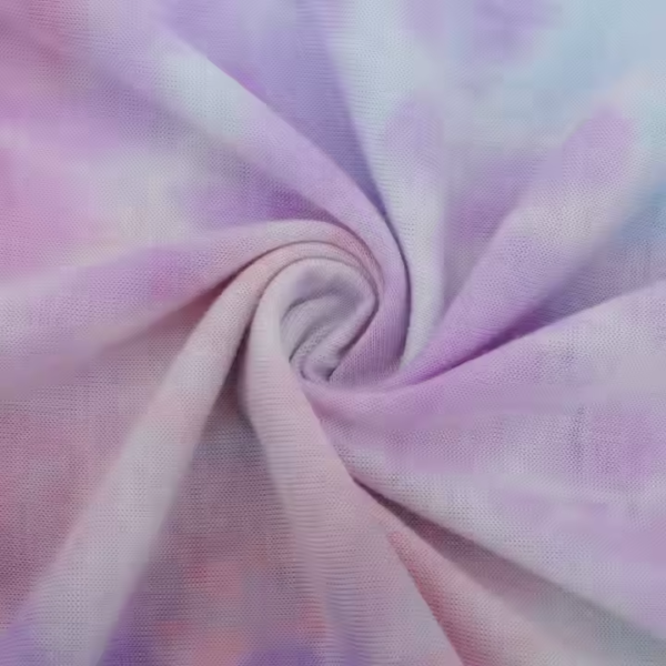 96% Polyester 4% Spandex High Quality Custom Printed Stretch French Terry Fabric