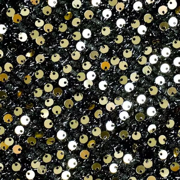 100% Polyester Anti-Mildew Sequin Embroidered Shiny Velvet Fleece Fabric