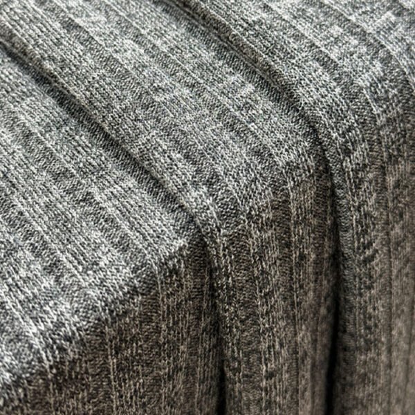 8*4 Polyester Spandex Fabric Stretch Brushed Rib Fabric for Women Garment