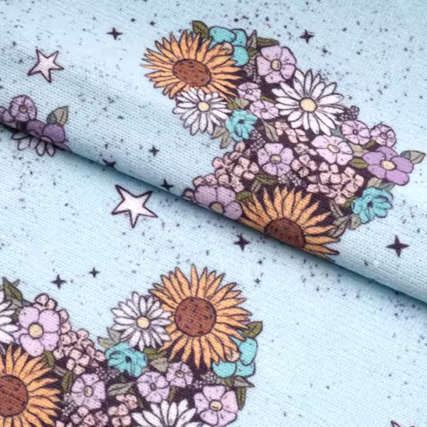 95% Polyester 5% Spandex Printed Pleated Hacci Knit Fabric for Clothes - Image 2