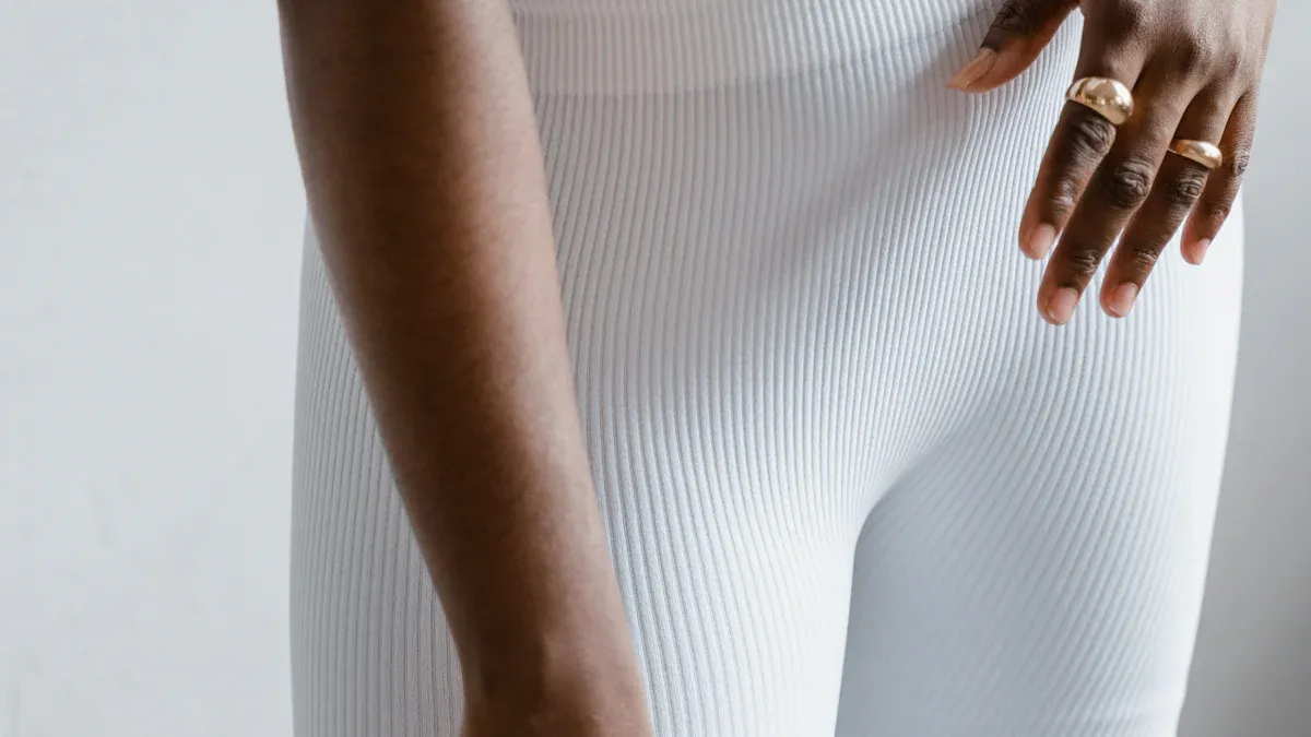 Polyester Rib Knit Fabric: Stretch and Shape Retention
