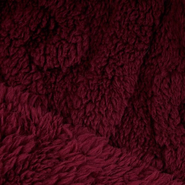 100% Polyester Sherpa Embossed Fabric for Plush Lining of Jackets & Blankets - Image 3