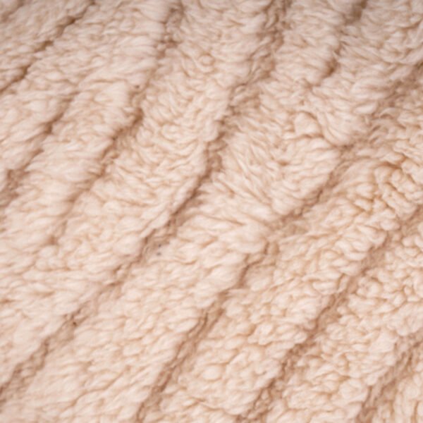 100% Polyester Lightweight Embossed Sherpa Fleece for Crafts & Apparel - Image 2