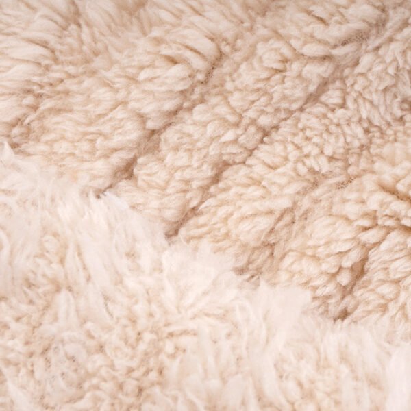 100% Polyester Lightweight Embossed Sherpa Fleece for Crafts & Apparel - Image 3
