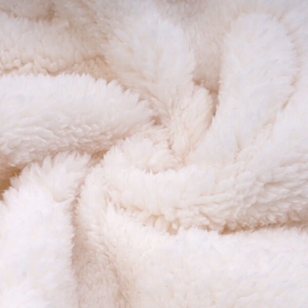 100% polyester Embossed Sherpa Fabric Soft Faux Wool Textile for Coats