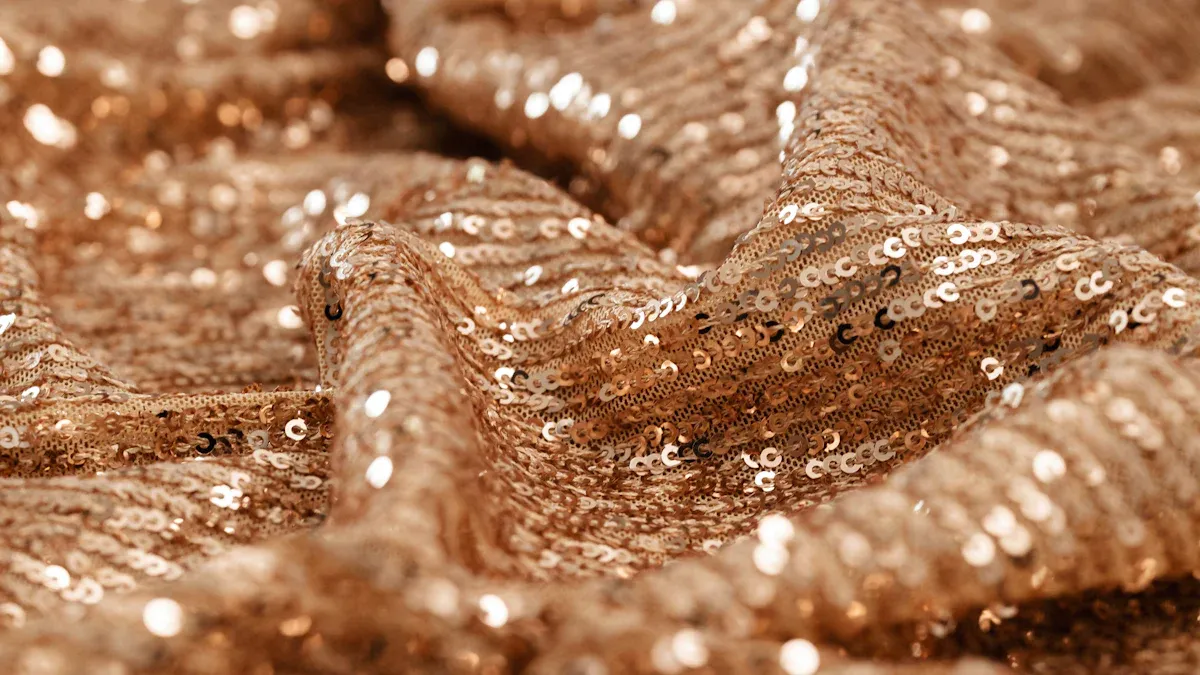 The Unique Sparkle of Sequin Chiffon Fabric
