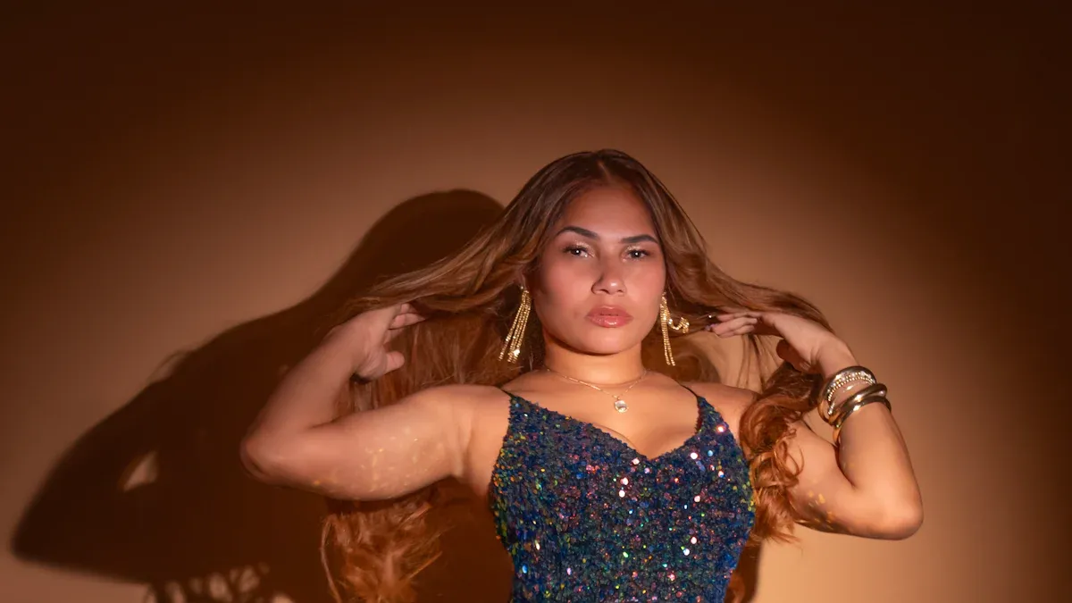 Sequin chiffon fabric and the art of turning simple looks into showstoppers