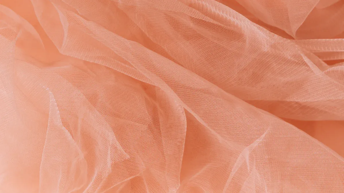 Bubble chiffon fabric’s playful texture in fashion design