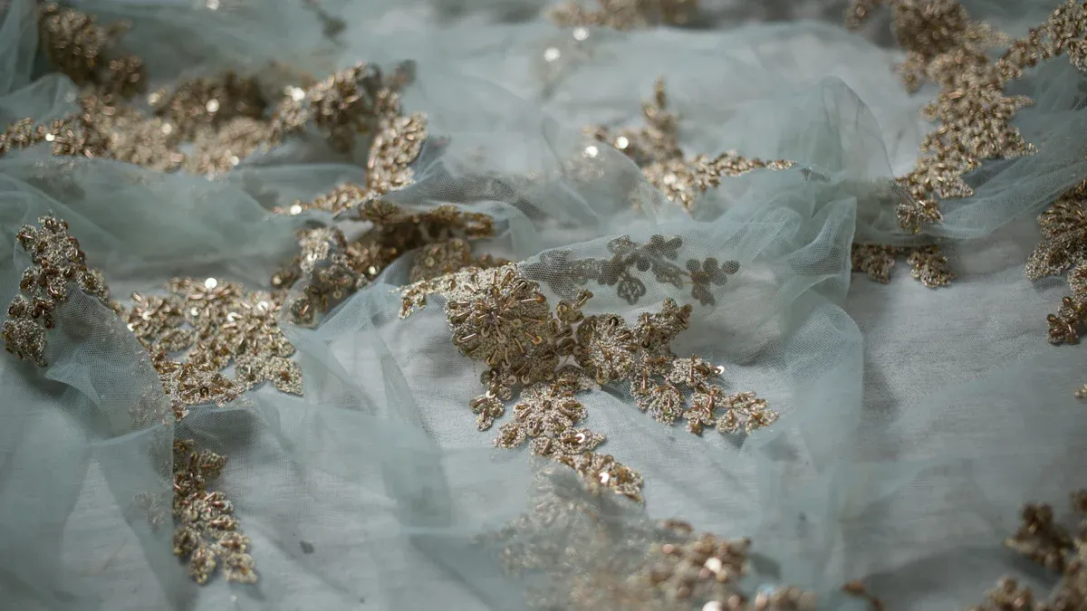 Defining Embroidery Mesh Fabric