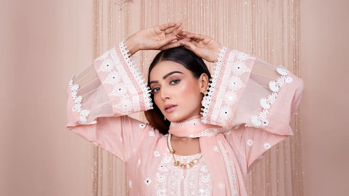 Embroidery Mesh Fabric in Fashion