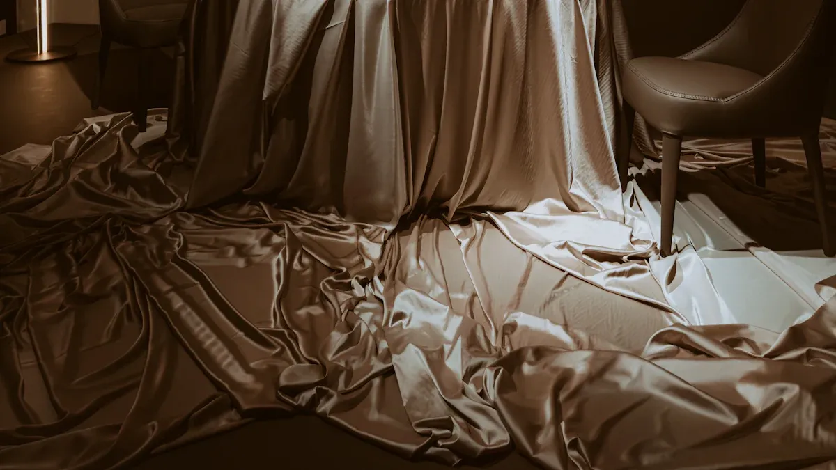 Beautiful Backdrops with Satin Fabric Roll