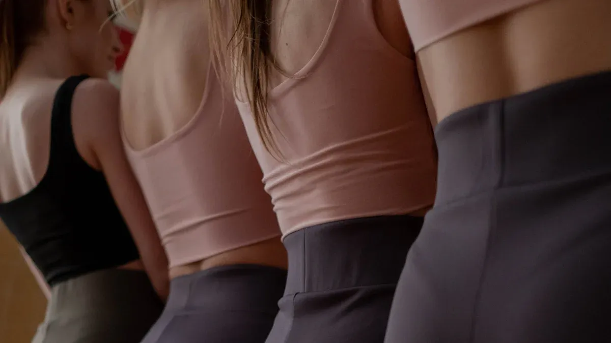 Cotton Lycra Spandex Fabric in Activewear