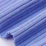 What is ribbed cotton fabric called?